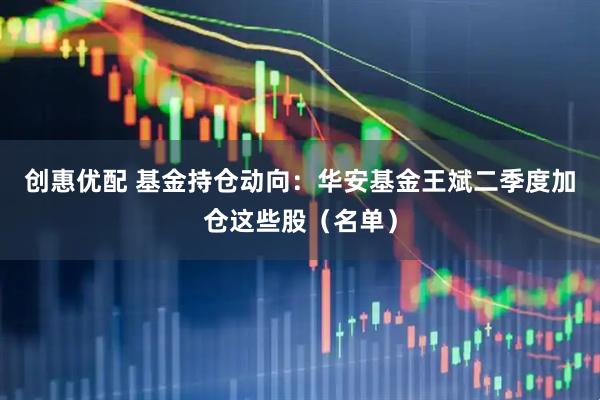创惠优配 基金持仓动向：华安基金王斌二季度加仓这些股（名单）