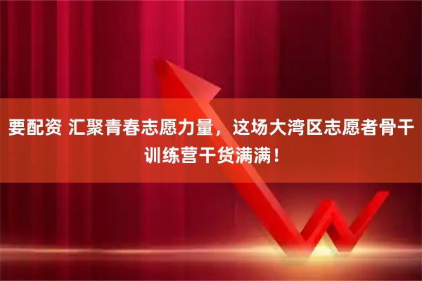 要配资 汇聚青春志愿力量，这场大湾区志愿者骨干训练营干货满满！