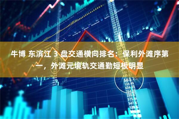 牛博 东滨江 3 盘交通横向排名：保利外滩序第一，外滩元境轨交通勤短板明显